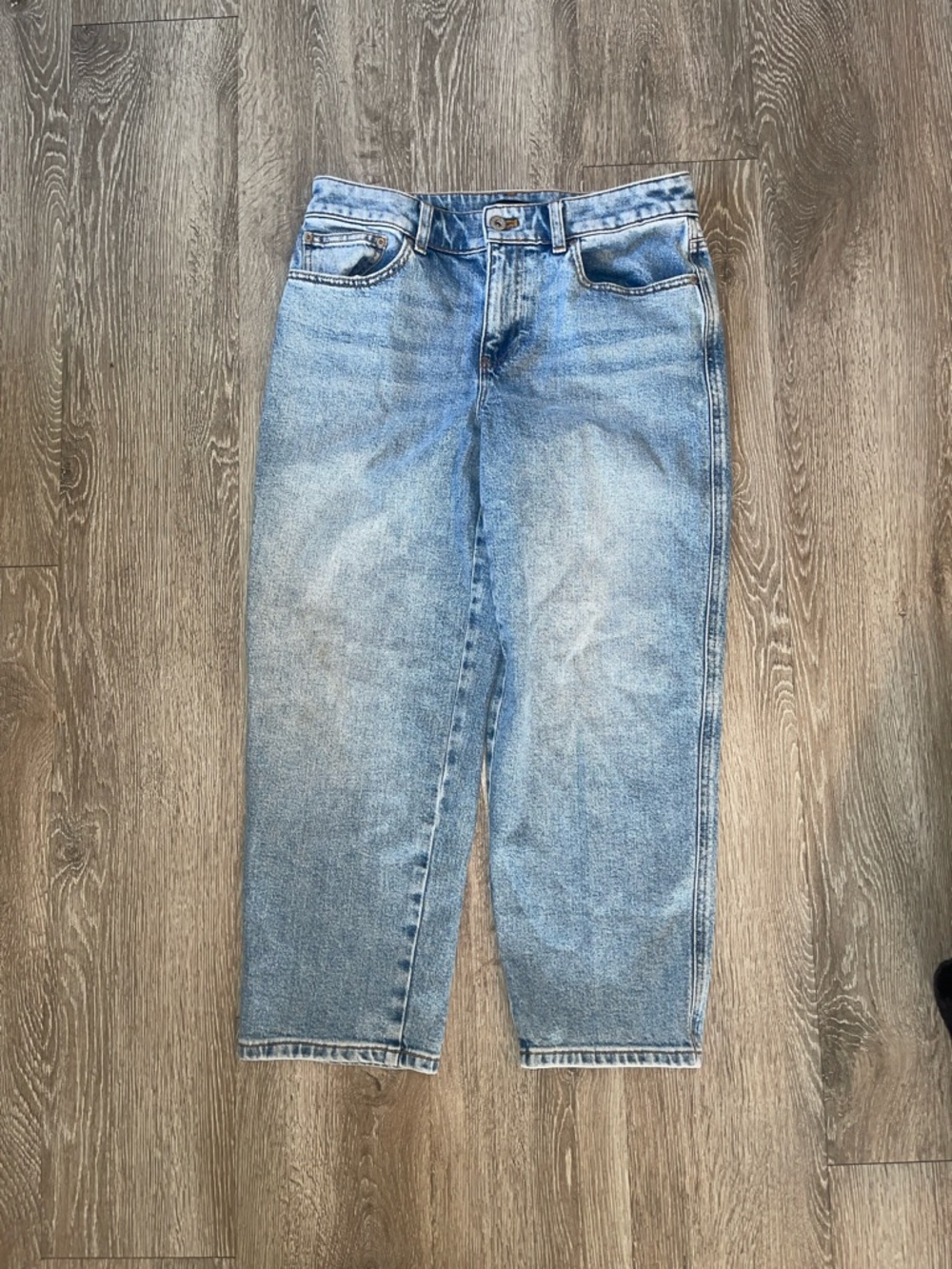 Talbots high waist straight ankle jeans Light Blue denim pants size 6 petite